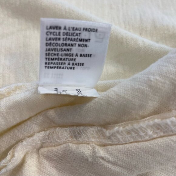 Royal Robbins sweater cardigan wrap hemp and organic cotton cream neutral medium - Picture 11 of 14